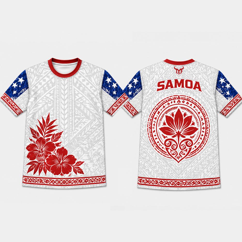 Новая спортивная футболка Samoa Vintage, быстросохнущая, с графикой: полинезийская tribal-татуировка, самоанская морская черепаха и парусник