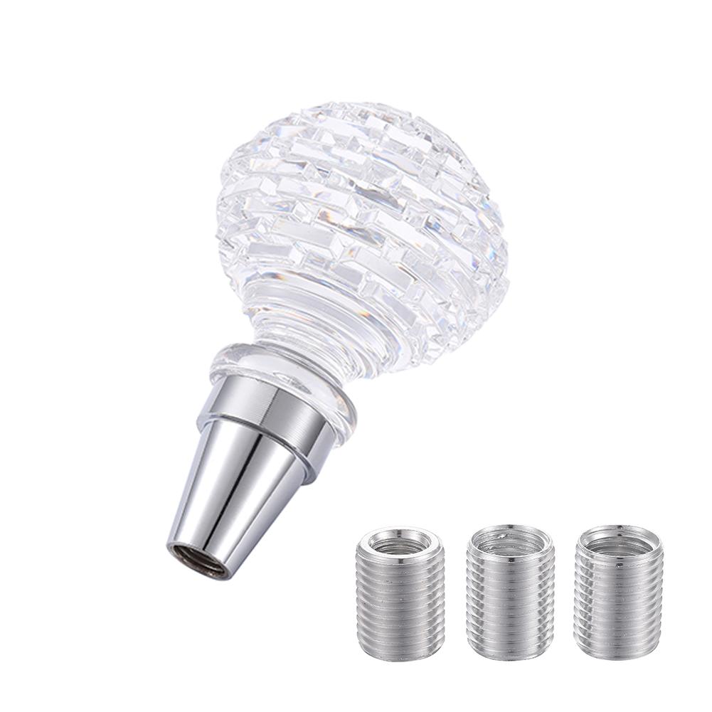 Прозрачный акриловый ромбовидный автомобильный рычаг переключения передач, ручка переключения передач для ручной автоматической коробки передач, автомобильные аксессуары