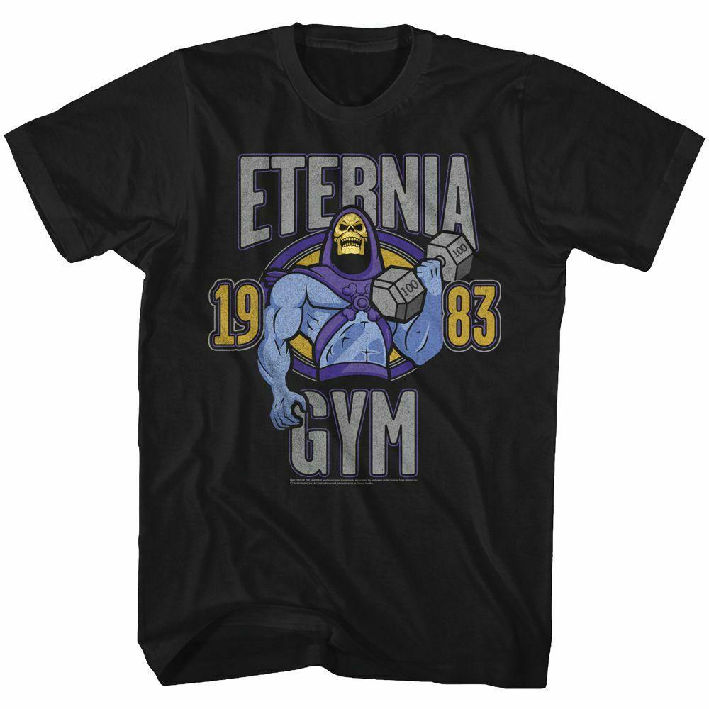 Черная футболка унисекс для взрослых Masters Of The Universe Eternia Gym