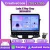 Автомобильное радио на базе Android для Lada X Ray Xray 2015-2019 с кнопочной ручкой, 10-дюймовый мультимедийный плеер, навигация, GPS, Carplay 2 + 32 ГБ