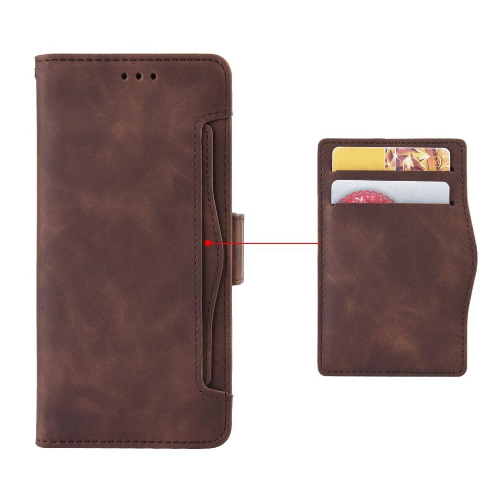 Flip Case for Realme GT 2 / Realme GT Neo 2, Card Slot, Brown