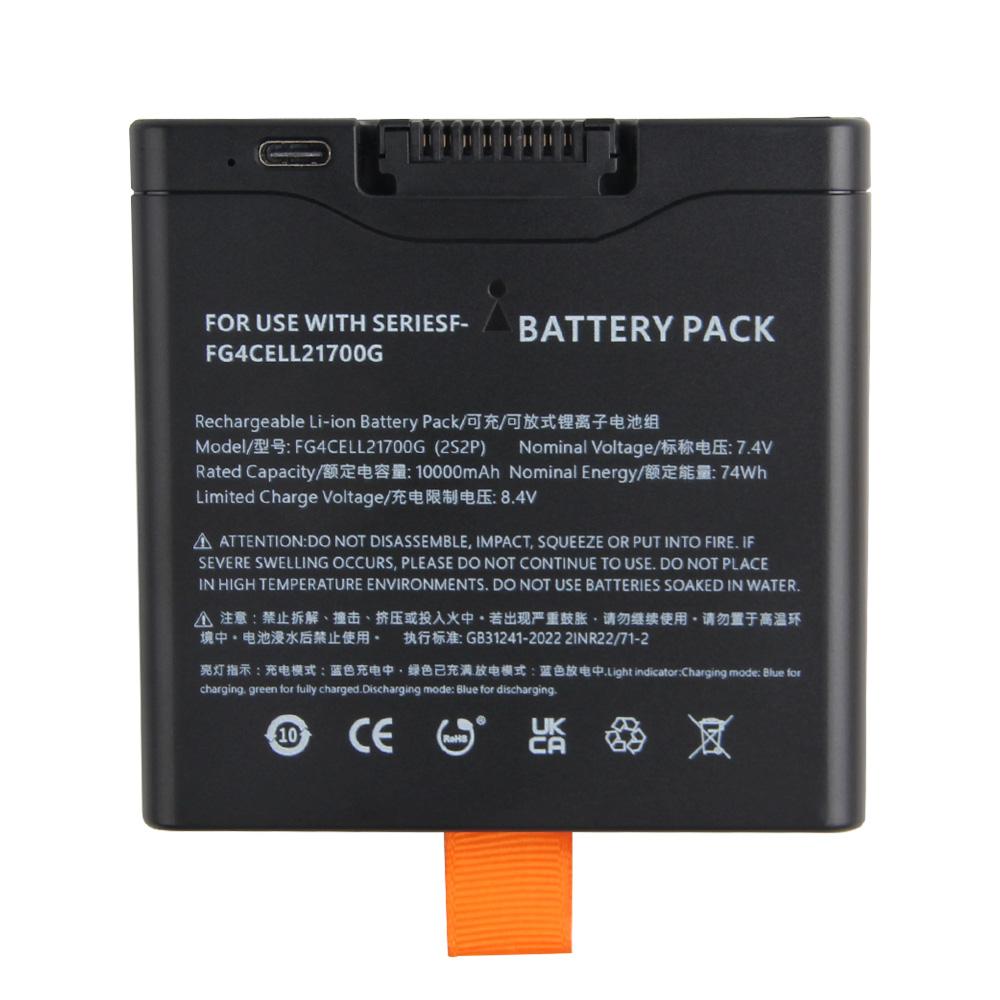 FG4CELL21700G Перезаряжаемая литиевая батарея для портативной водонепроницаемой колонки JBL Xtreme 5, версия с зарядкой Type-C, 10000 мАч