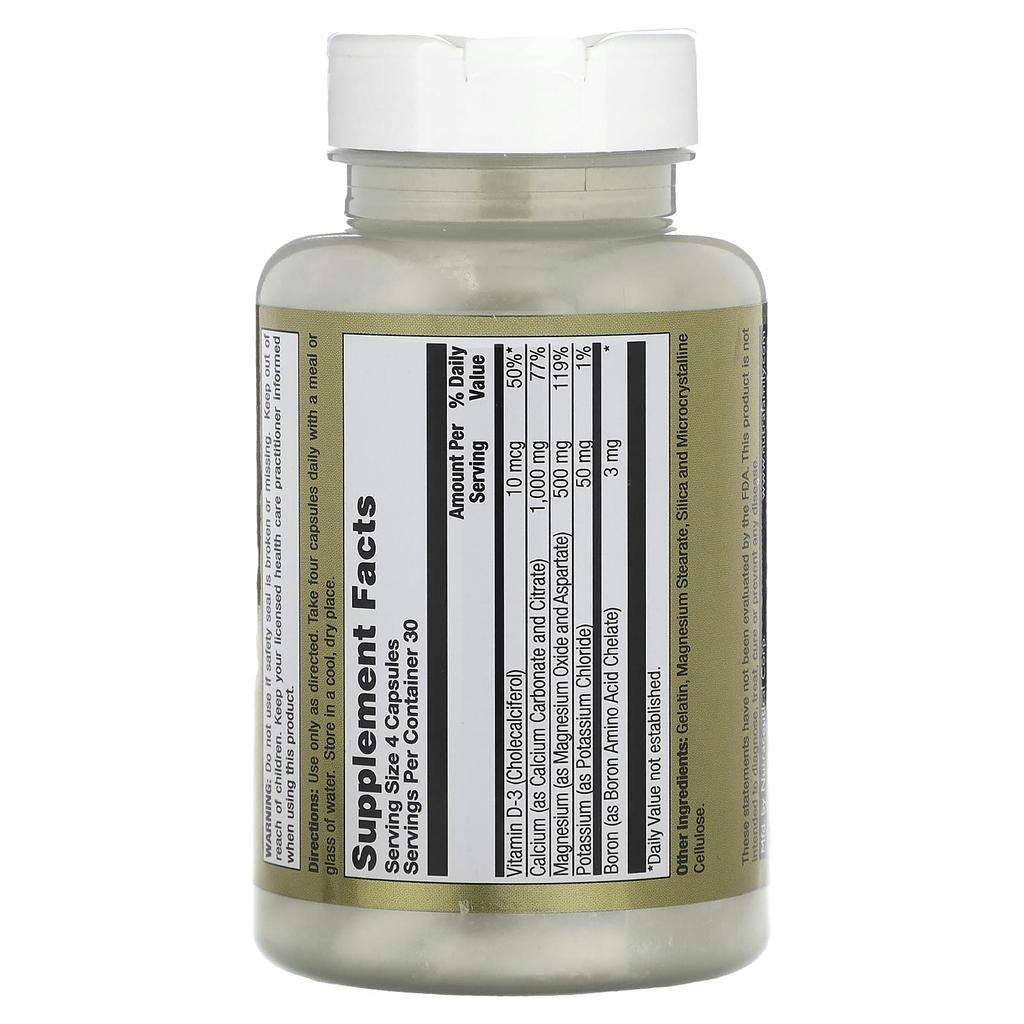 Calcium-Magnesium, Potassium, Vitamin D and Boron, 120 Capsules