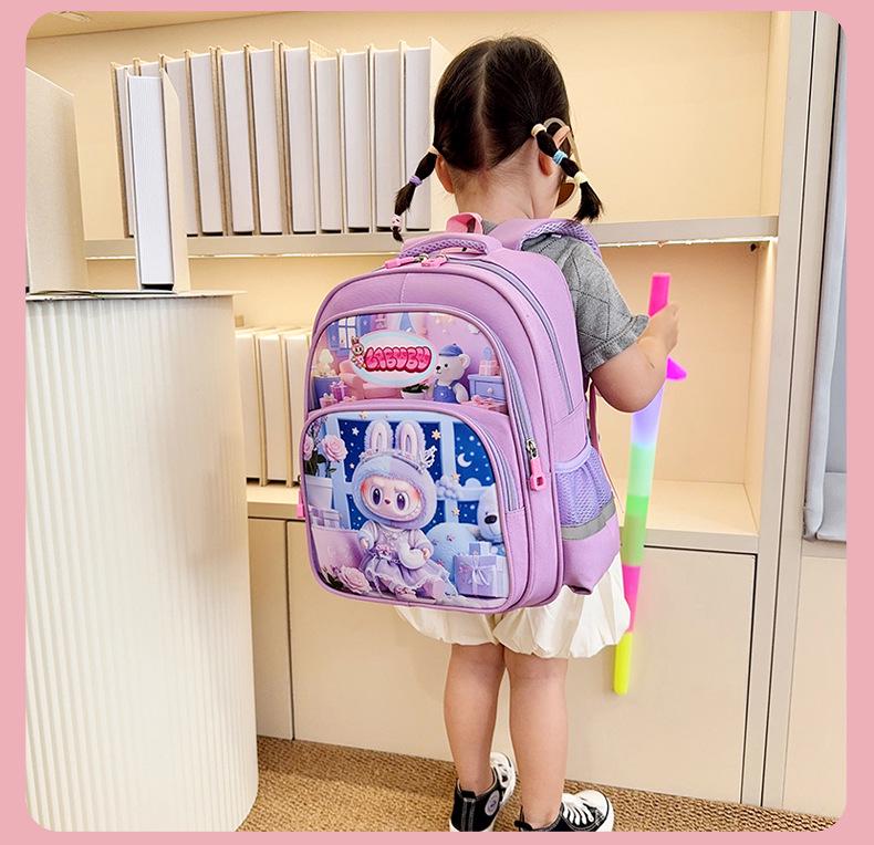 Lightweight Cartoon Backpack for Kids 3-6: Cute and Comfortable Schoolbag for Boys and Girls