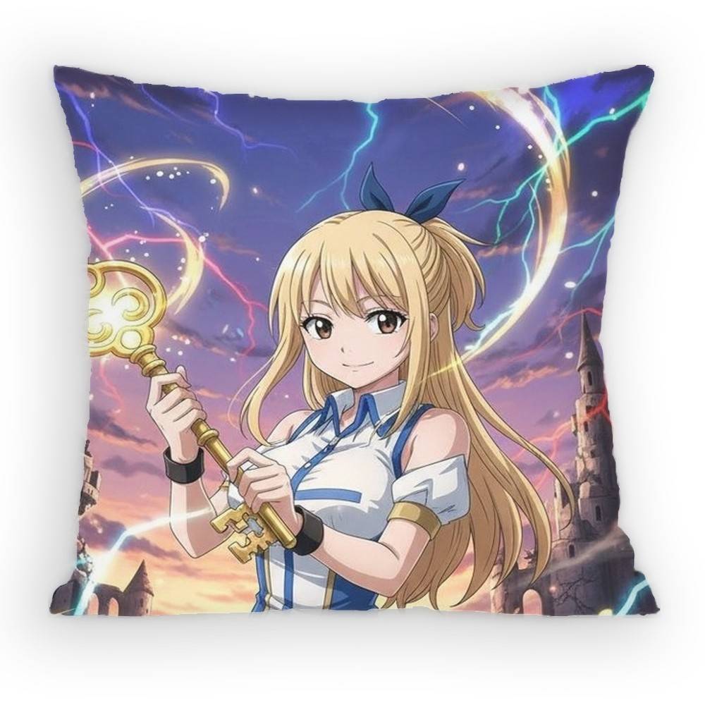 FAIRY TAIL Наволочка Люси Диван Гостиная Спальня Изголовье Спинка Подушка Квадратная Подушка Время Сна
