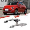 735592026 and 735592012 are electroplated door handles for Fiat 500.