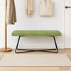 Bench Light Green 110 x 40 x 45 cm Velvet