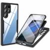 Чехол для телефона с полной защитой  на 360° для Samsung Galaxy S24 S23 S22 S21 Ultra Plus FE Противоударные чехлы для Samsung A55 A54 A35 A25