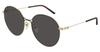 GG0395SK 001 Золотой Серый [Gucci] Солнцезащитные очки, Унисекс,