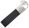 Genuine Leather Key Ring with Star Black [Mercedes-Benz Collection] Pattern,