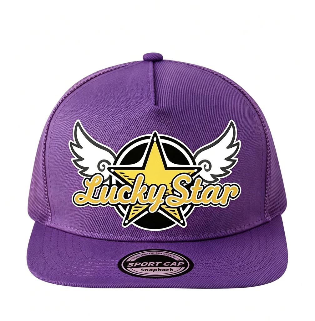 New American hip hop flat edge mesh hat summer breathable star hat fashion trend hat spot