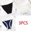 Women's Cotton Lace Briefs Mid Waist Sexy Seamless Comfort Panty Seduction Charming Bikini Panties