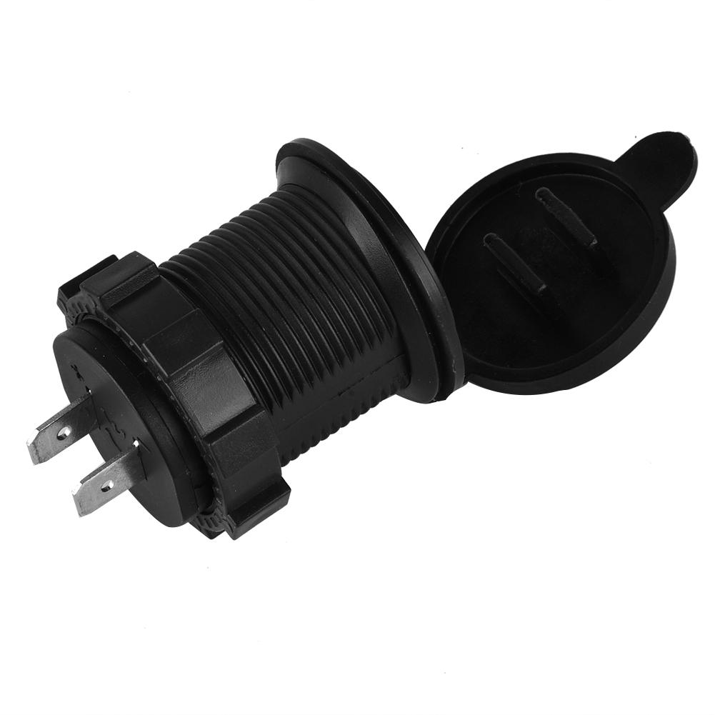 Waterproof Dual USB Charger Socket Power Outlet 3.1A With LED Indicator for Car Boat Mobile