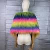 Imitation mountain wool long hair shawl nightclub imitation fur fashion photo matching cape Mao Mao personality niche Mao vest