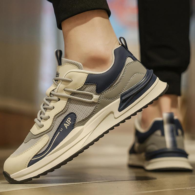 Fashion Innovate Men's Shoes Summer Mesh Breathbale Casual Sneakers Tennis Shoe Outdoor Anti-slip Damping Running Shoes  Sale