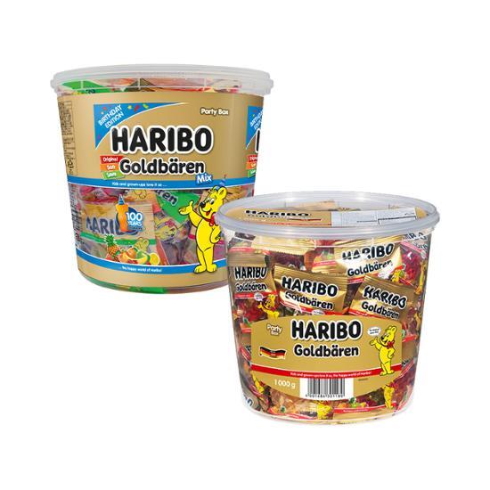 Выберите 1 из 2 видов желе Haribo большой емкости (Золотой Беарен/Золотой Медведь Микс), Корейские закуски