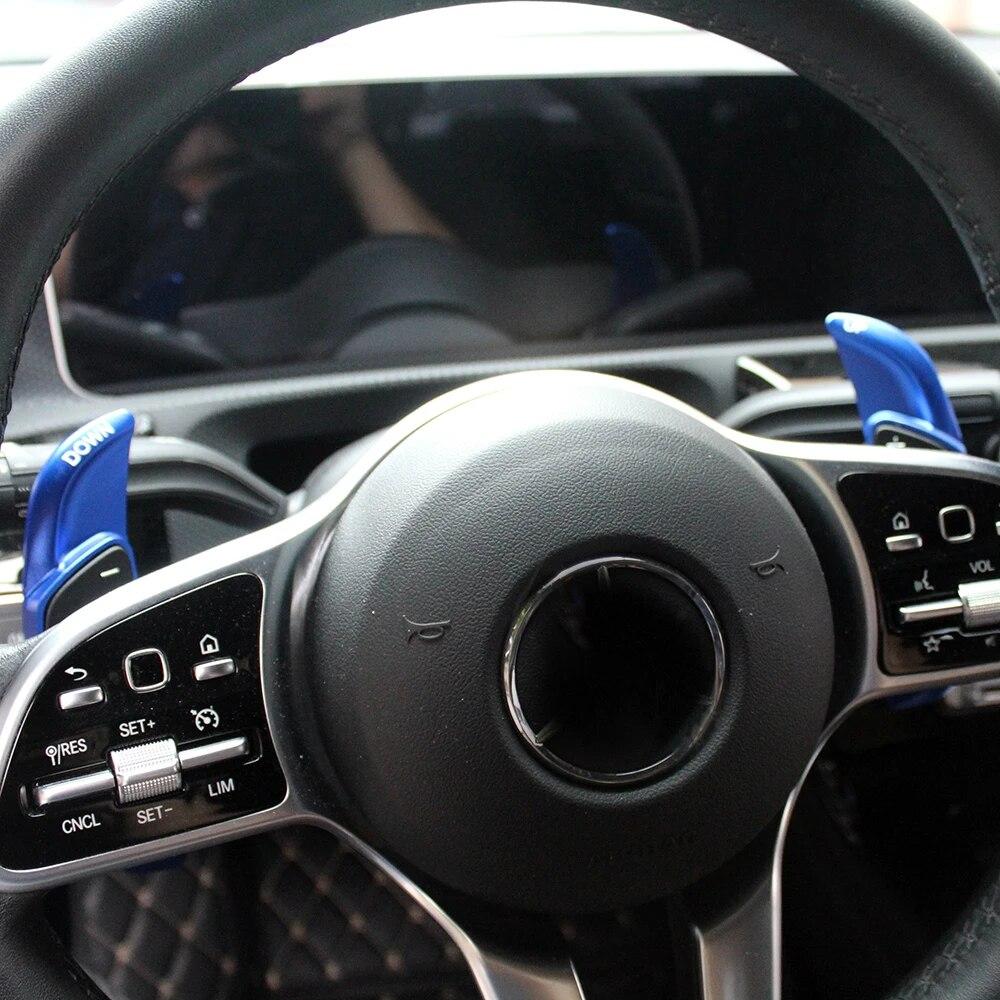 For Mercedes Benz A B C E GLE Class W176 W205 W246 C117 W218 GLB X247 CLA C118 CLS Car Steering Wheel Shift Paddles DSG Extend