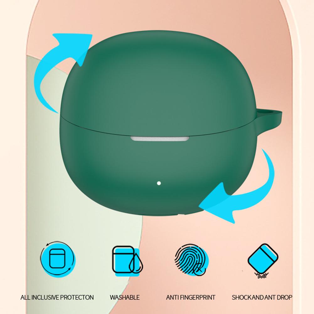 Для QCY Melobuds Pro Bluetooth наушники чехол силиконовый чехол анти-капля пылезащитный чехол для зарядки Bluetooth гарнитуры силиконовый чехол