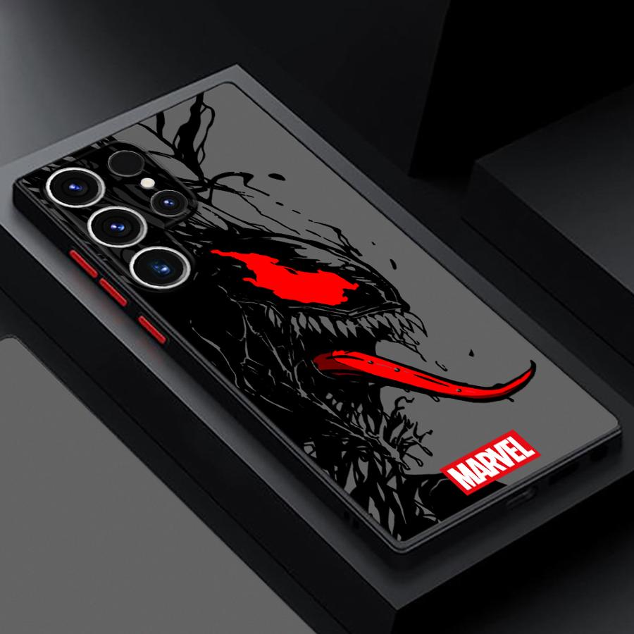 Чехол для Samsung Galaxy S26 S22 S23 FE S20 S25 Ultra S21 S24 Plus Note 20 10+ Funda Чехол для телефона Marvels Человек-паук Веном
