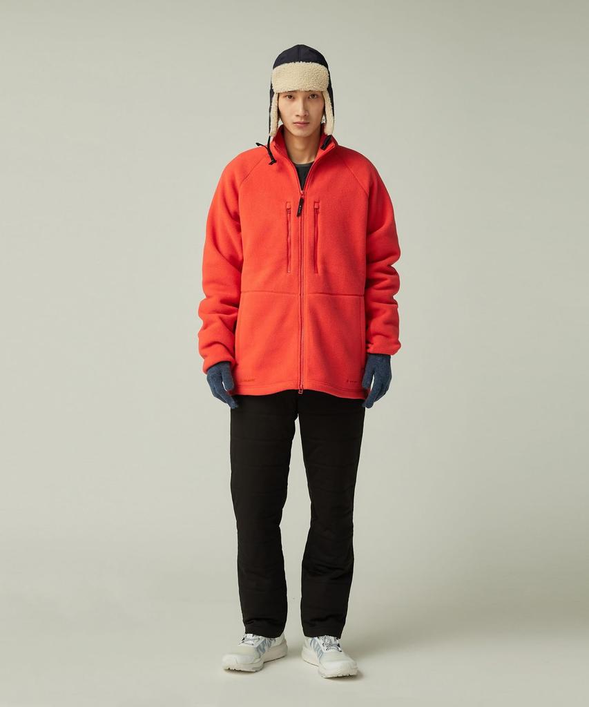 Snow Peak Fleece Jacket Size S Water-Repellent JK-25AU020, Outerwear, Men's/Women's, Orange,