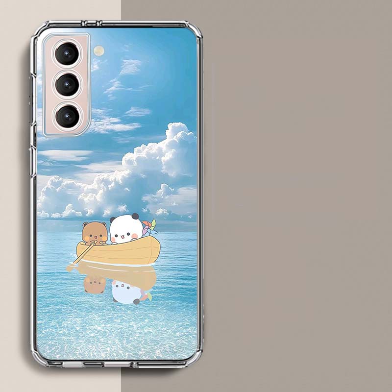 Милый чехол для телефона BuBu DuDu для Samsung A16 A26 A36 A56 A17 A15 A25 A35 A55 A14 A24 A34 A54 A04S A05S Galaxy Note 20 10 9 8 A9 A8