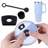 3pcs Silicone Spill Proof Stopper Set Straw Cap Leak Stopper Spill Stopper for Stanley Cup 1.0 2.0 40oz/30oz Tumbler Accessories