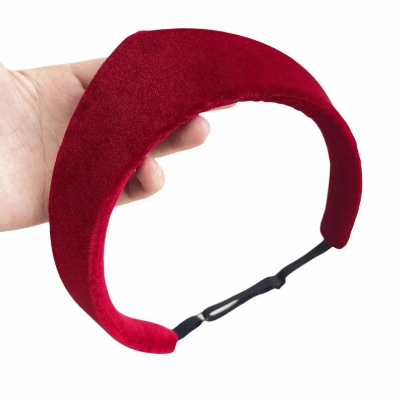 Elegant Velvet Crown Headband Unique Multiple Colors Smooth Texture Headwear Retro Style Soft Hairband