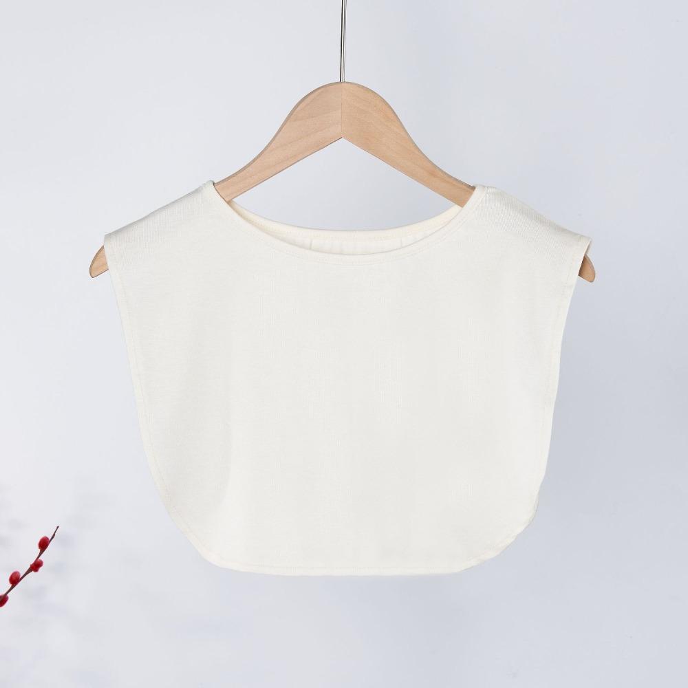 Однотонный съемный воротник для рубашки, удобное женское шейное украшение, поддельный воротник, аксессуар для свитера