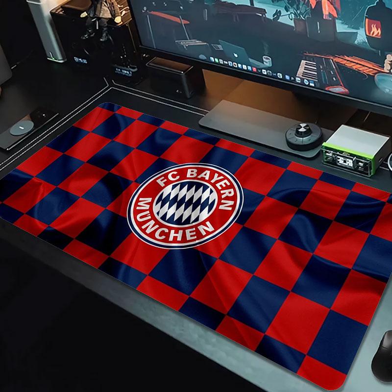 Коврик для мыши FC Bayern Munchen большого размера Большой игровой коврик для стола Нескользящий коврик для ноутбука и планшета Большой коврик для мыши XXL Коврик для мини-ПК Игровой коврик с заблокированным краем