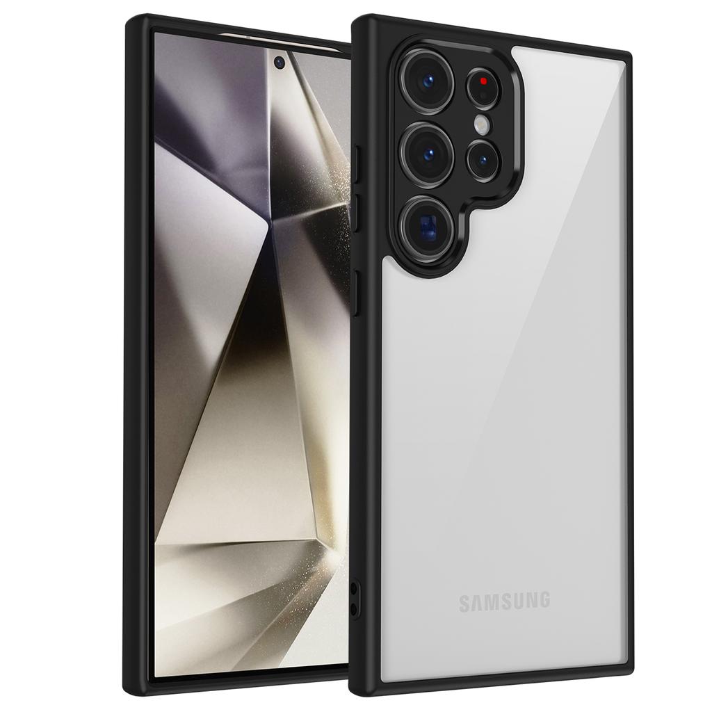 Чехол для Samsung Galaxy S22 Ultra 5G Матовый Skin Touch Прозрачный PC + TPU Ударопрочная задняя крышка телефона