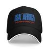 We Are The World Anniversary USA For Africa Sun Baseball Cap Couple Women Print Trucker Hat Casual Outdoor Gym Snapback Cap
