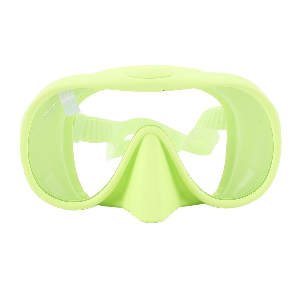 Diving Goggles Silicone Foldable Large View Tempered Glass Portable Anti Fog Swimming Goggles