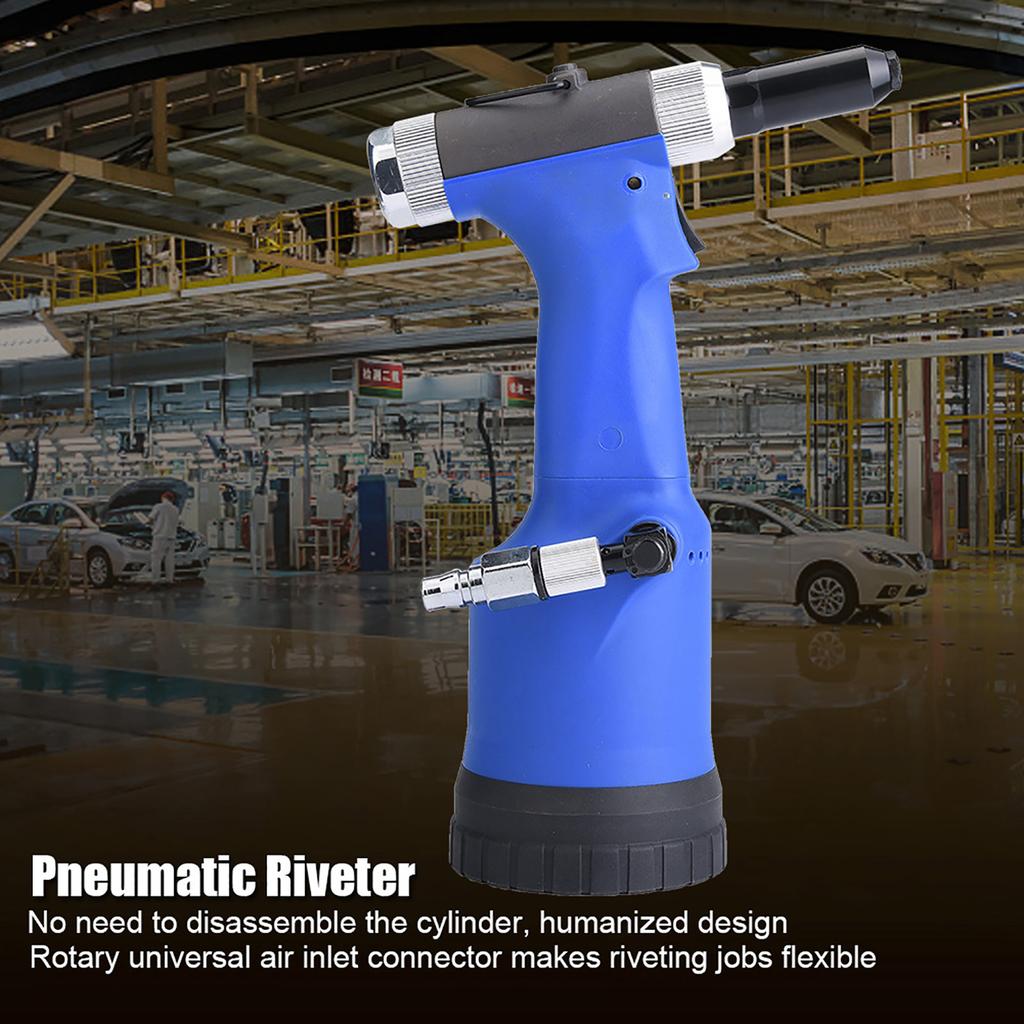 KP708 Pneumatic Riveter Hydraulic Rivet Gun Riveting Tool for Rivets 2.43.24.04.8mm
