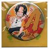 One Piece YELLOW Straw Hat Store Portgas Ace Can Badge D.