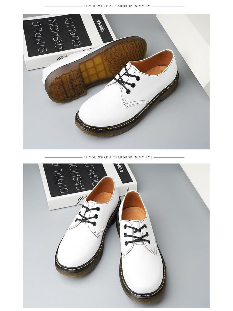 1461 Унисекс Ботинки больших размеров из коровьей кожи в повседневном стиле