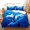 Ocean Dolphin Bedding Set Kids Winter Duvet Cover Sets Kids,Twin Full Queen King Bedroom Set  Home Textile Housse De Couette