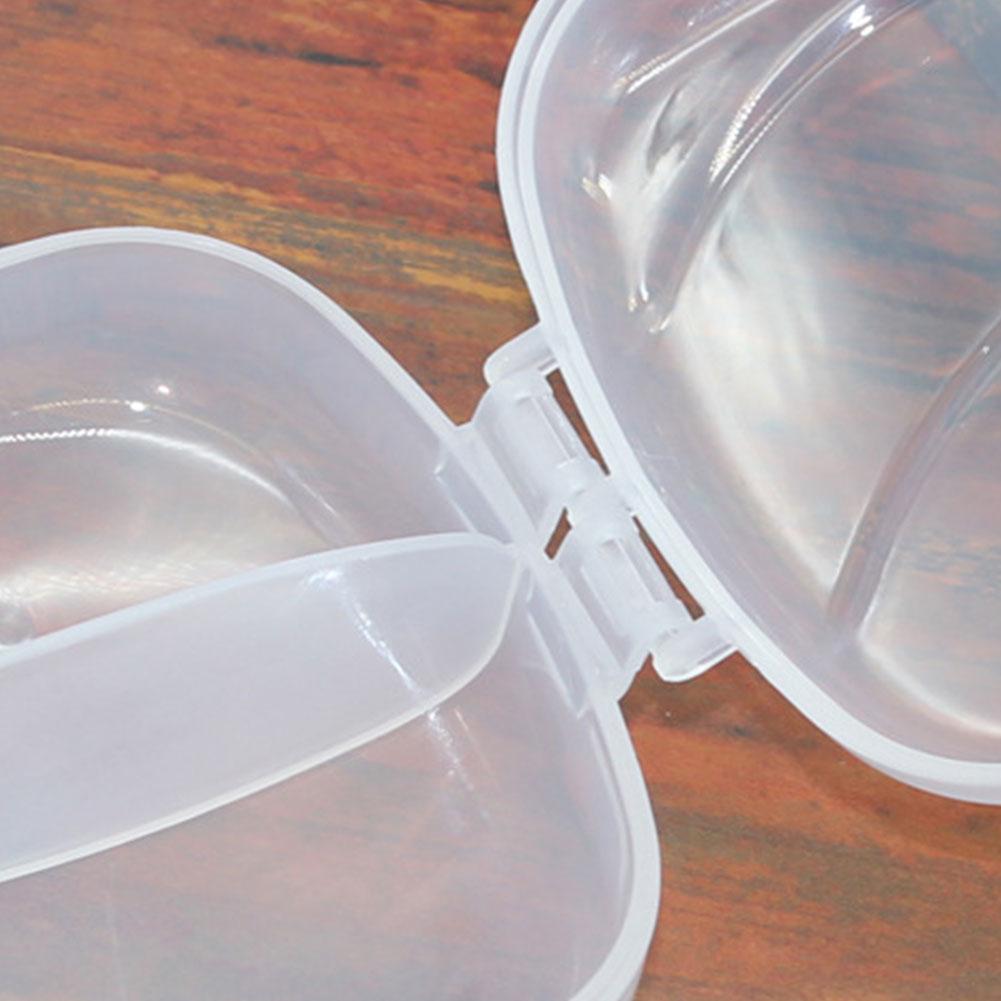 Детская коробка для хранения ложек и вилок, прозрачная пластиковая посуда, портативный футляр