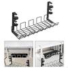 Desk Wire Management Rack and Cord Organizer Practical Easy To Install Adjustable