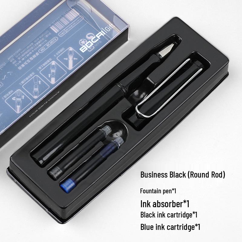 Студенческая перьевая ручка высокой ценности с пером EF и треугольной областью захвата для практики каллиграфии и в качестве подарка