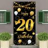 Polyester Birthday Background Cloth 18/30/40/50th Anniversary Backdrop  Wedding
