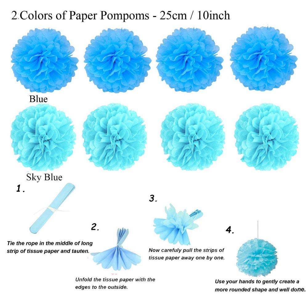 Украшения для вечеринки, подвесные бумажные веера, помпоны, цветы, гирлянды, горошек и треугольные флажки, наборы флагов для дня рождения, свадьбы, детского душа