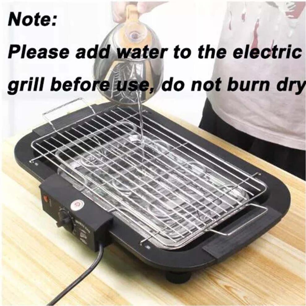Electric BBQ Grill Table Top Barbecue Griddle Camping Outdoor Indoor