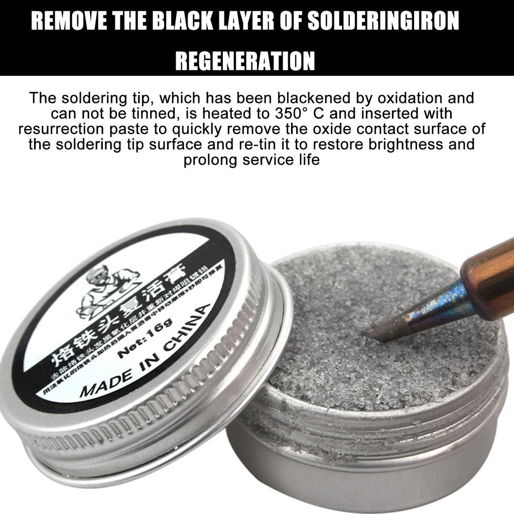 6/9/16/30 г Очиститель для паяльных жал Оловянный очиститель Чистящие пасты Освежитель для паяльных жал Оловянный очиститель для паяльных жал Инструмент для ремонта