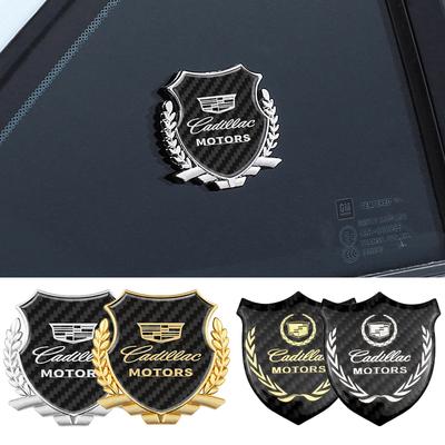 Значок из углеродного волокна для Escalade CTS ATS SRX Deville BLS XT4 XT5 XT6 STS XTS SLR XLR CT4 CT5 CT6 Боковое окно автомобиля Эмблема