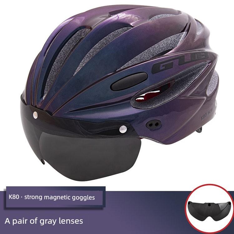 Gub K80 Cycling Helmet Glasses Integrated Molding Mountain Bike Goggles Helmet Road Bike Helmet