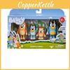 Bluey Family Bingo Toys 4 Pcs Pack Action Figure Set Perfect Kids Gift Collection