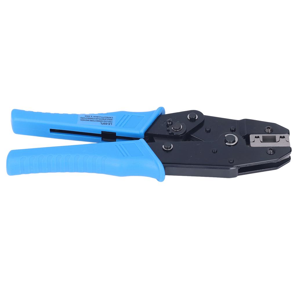 Wire Crimper Ratchet Type Automatic Lock Insulated Terminal Crimper for 3/6AWG for Line Connection