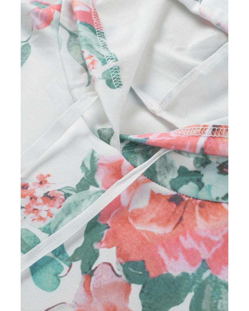 Azura Exchange Худи с длинными рукавами и контрастным кружевом