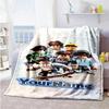 Roblox 257 Customize Text Blanket Cozy Customizable Blanket Comfortable Perfect for Nap Bed Living Room Sofa All-Season Use