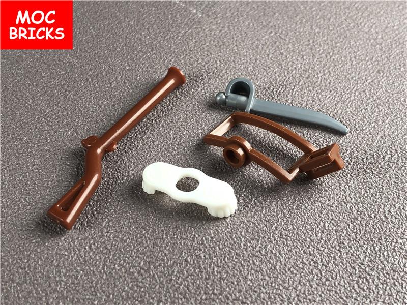 5 наборов/лот  Кирпичики MOC Набор оружия пиратского солдата 2561 Строительные блоки DIY Игрушки для детей Рождественские подарки